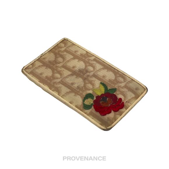 🔴 Dior Trotter Embroidered Card Holder Wallet - Sand - Picture 4 of 7
